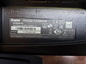 LCD monitor 23" iiyama ProLite X2380HS