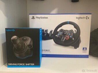 Logitech G29 Driving Force + shifter pre PS3, PS4, PS5, PC