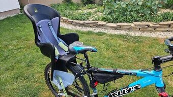 Detská cyklistická sedačka Polisport Šedo-zelená