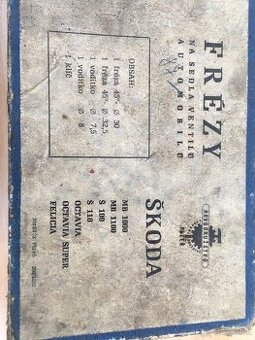Frezy na sedla ventilov - Skoda - 1