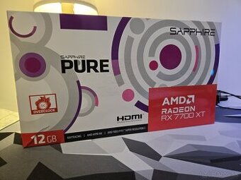 SAPPHIRE PURE Radeon RX 7700 XT GAMING OC 12 GB