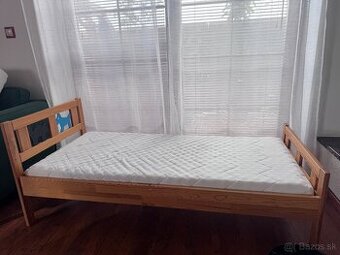 Detská postel ikea 160x70 + 1 zdarma bez roštu