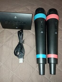 SINGSTAR karaoke bezdrôtové mikrofóny na PS3