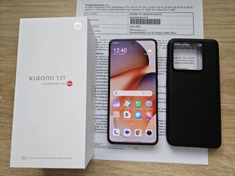 Xiaomi 13T cierny, 8GB / 256GB, zaruka, kryt,sklo