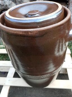 Predám  keramický kameninový sud na kapustu s objemom 40 lit