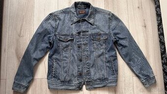Pánska,kvalitná džínsová bunda WRANGLER - veľkosť L