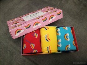 Predám dúhové ponožky značky DillySocks - 1