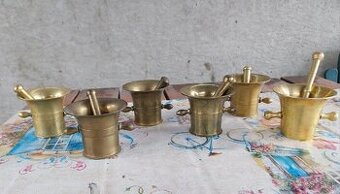 Mosadzné mažiare 15€ kus..