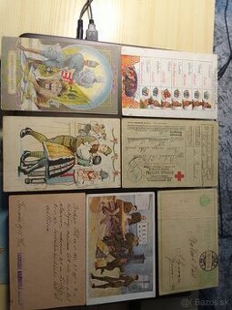 Predám pohľadnice písané z vojny rok 1915 viď foto aj ine