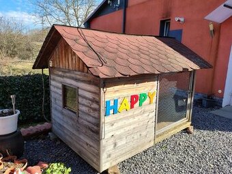 Voliera - buda pre psa.