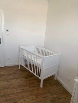 Detská biela postieľka Nobleo