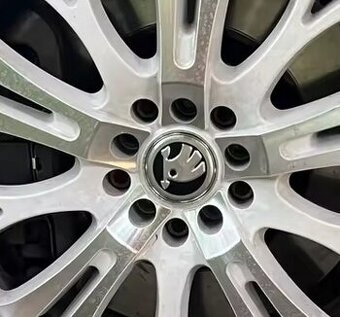 Stredové krytky - pukličky kolies ŠKODA / VRS