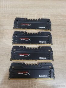 Predám TOP pamäte DDR3 / 32GB (4x8) KINGSTON Beast 2400 Mhz