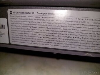 Elektrická kolobezka Scooter S1