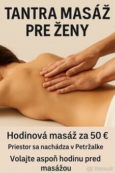 Tantra masáž pre ženy – Bratislava Petržalka – 27r masér