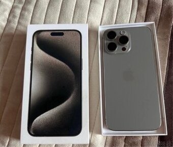 iPhone 15 Pro Max 256 GB – Prírodný titan – TOP stav
