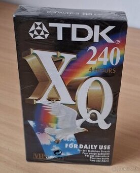 VHS Kazeta TDK XQ240 / Nová Zabalená