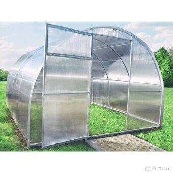 Polykarbonátový skleník o rozmeroch 3x4 - nový