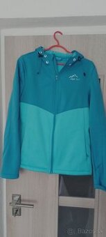 Dámska modrá softshell bunda