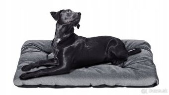 Velky pelech pre psa 100x70cm sivý