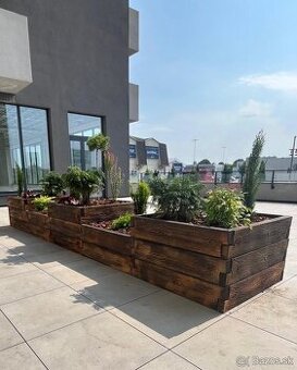 Betónový vyvýšený záhon zostava