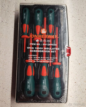 Nová sada elektrikárskych skrutkovačov Jonnesway DV13PP07S