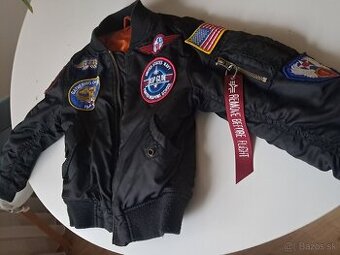 Bomber detská bunda ALPHA MA-1 Patch