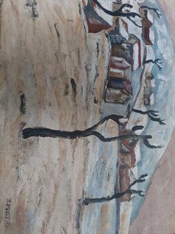 Malba na kartone zn.Zmetak