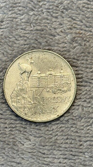 Stříbrná mince ČSR 50 Kčs 1991 Karlovy Vary (Ag 500)