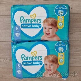 Plienky Pampers active baby 5