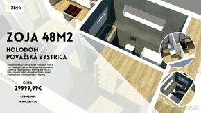 Zoja 48m2 - Nízkoenergetický 3-izbový model / Považská Bystr