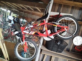 Bicykel Montana na 16' , novy, s pomocnými kolieskami
