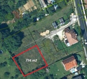 Na predaj stavebný pozemok o výmere 756 m2 v súkromnej št