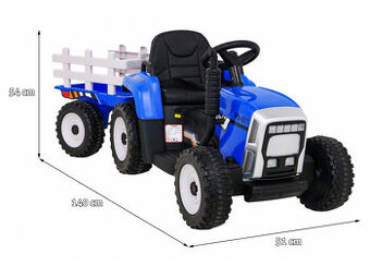 Detský elektrický traktor XMX611 s vlečkou – parádna farma