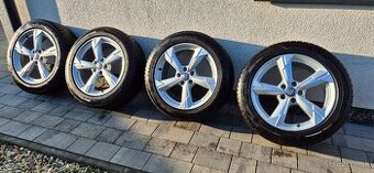 Audi A6 C8 sada kolies zimné Good Year 225/55 R18