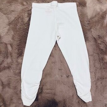 Detské biele 3/4 legíny Lupilu