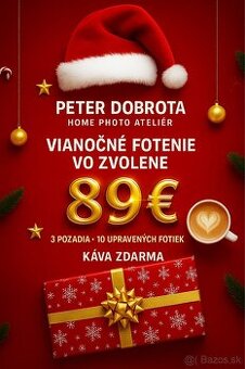 Vianočné fotenie Zvolen a okolie
