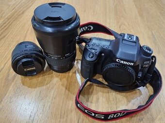 Canon EOS 80D + 2 objektívy