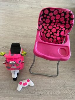 Baby Born motorka a sedačka