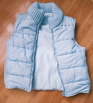 Dievčenská bunda - vesta obojstranná