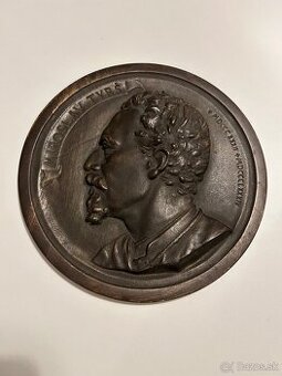 Kovová plastika Miroslav Tyrš - lacno - 1