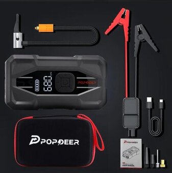 jump starter + kompresor 5000 A Popdeer PD-JA5  QC 30W