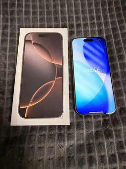 Predám iPhone 16pro, 256gb, gold AKO NOVÝ