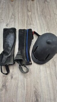 Jazdecká súprava helma a minichapsy