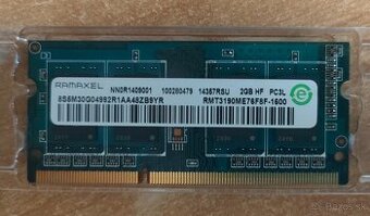 DDR3 DDR2 pamäte RAM