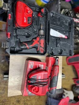 Milwaukee M12 aku skrutkovač+ aku racna