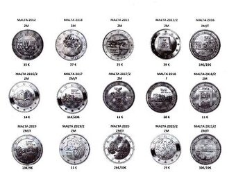 2€ PM MALTA-varianty