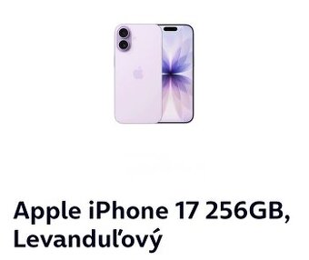 Predám nový Iphone 17 256GB