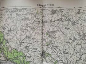 Stara mapa  originál z I. ČSR  - Dunajská Streda - 1