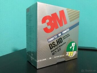 3,5" Diskety 3M 10+1